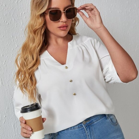 SHEIN Tops - Shein Juniors Curve Blouse 2XL